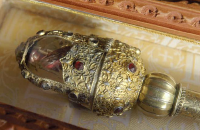 Историјски штап Светог Саве првог српског архиепископа који се чува као драгоценост и благослов Светог Саве у ризници манастира Свете Тројице у Пљевљима