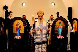 Освештан храм у селу Обарде код Пљеваља Митрополит Атанасије освештао нову цркву у селу Обарде код Пљеваља